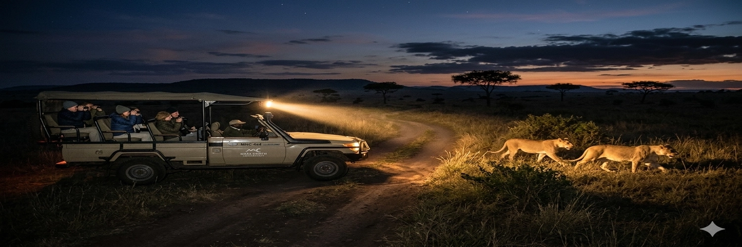 Evening Night Game Drive